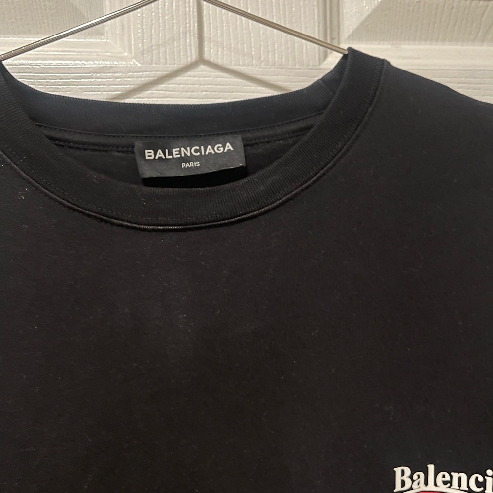 Balenciaga Black Short Sleeve Tee - Picture 2 of 3